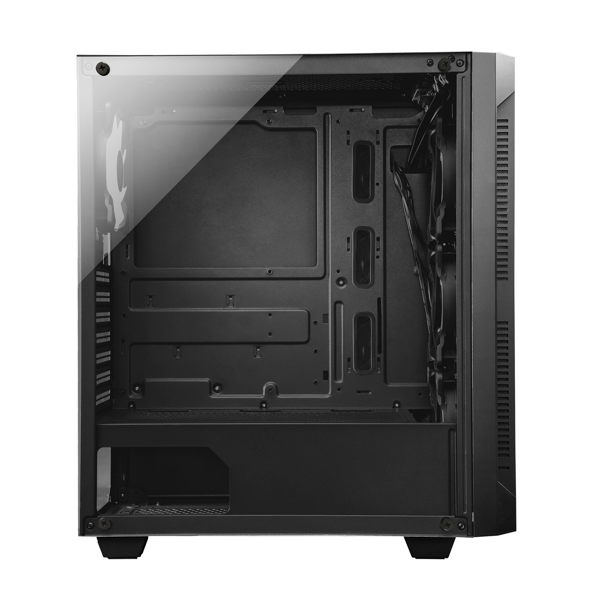 Carcasă Chieftec Hunter GS-01B-OP ATX RGB neagră - imagine 4