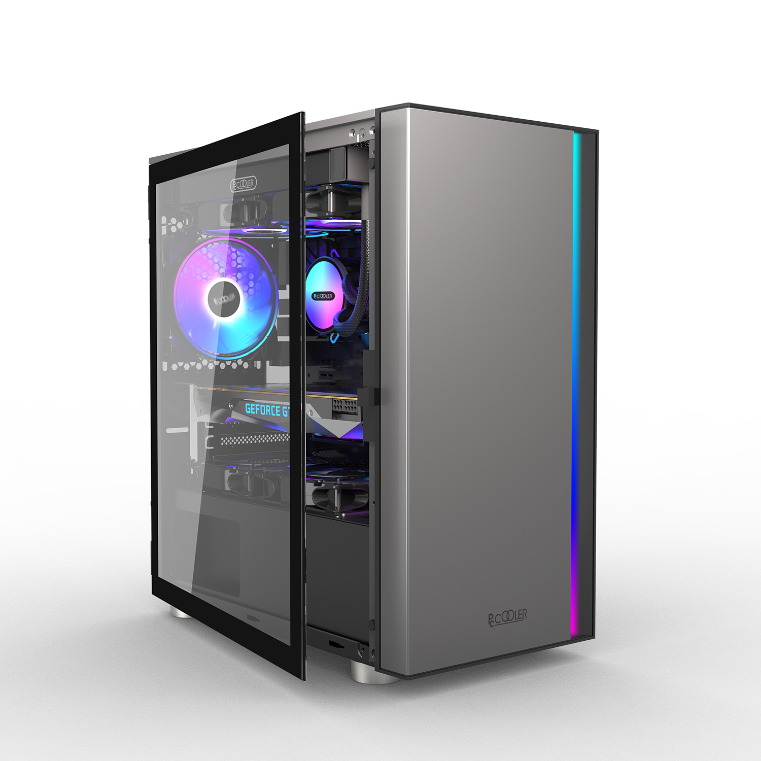 Carcasă PCCOOLER LM300G ARGB mATX ITX - imagine 3