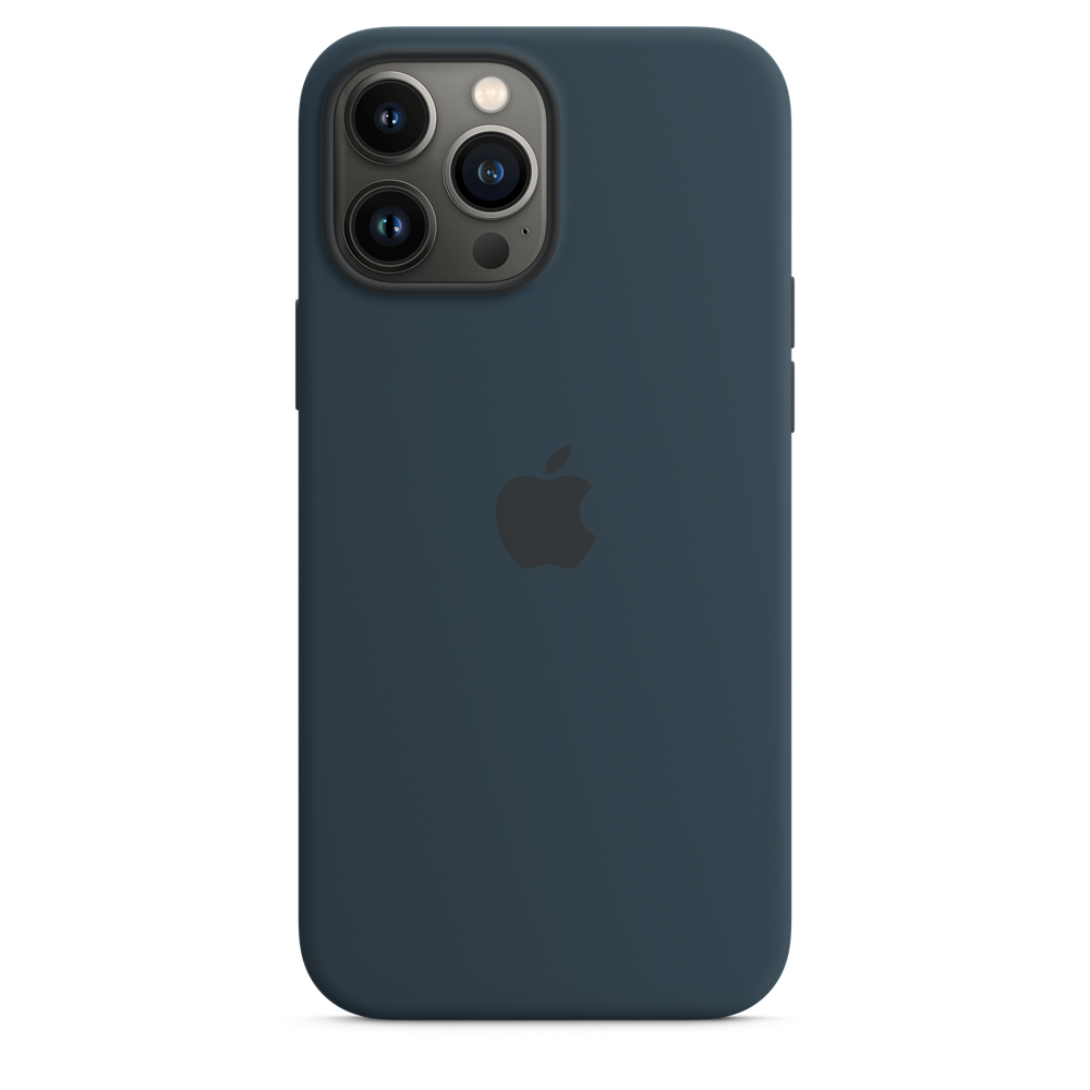 HUSA Smartphone Apple, pt iPhone 13 Pro Max, tip back cover (protectie spate) cu MagSafe, silicon, MagSafe, albastru, "mm2t3zm/a"