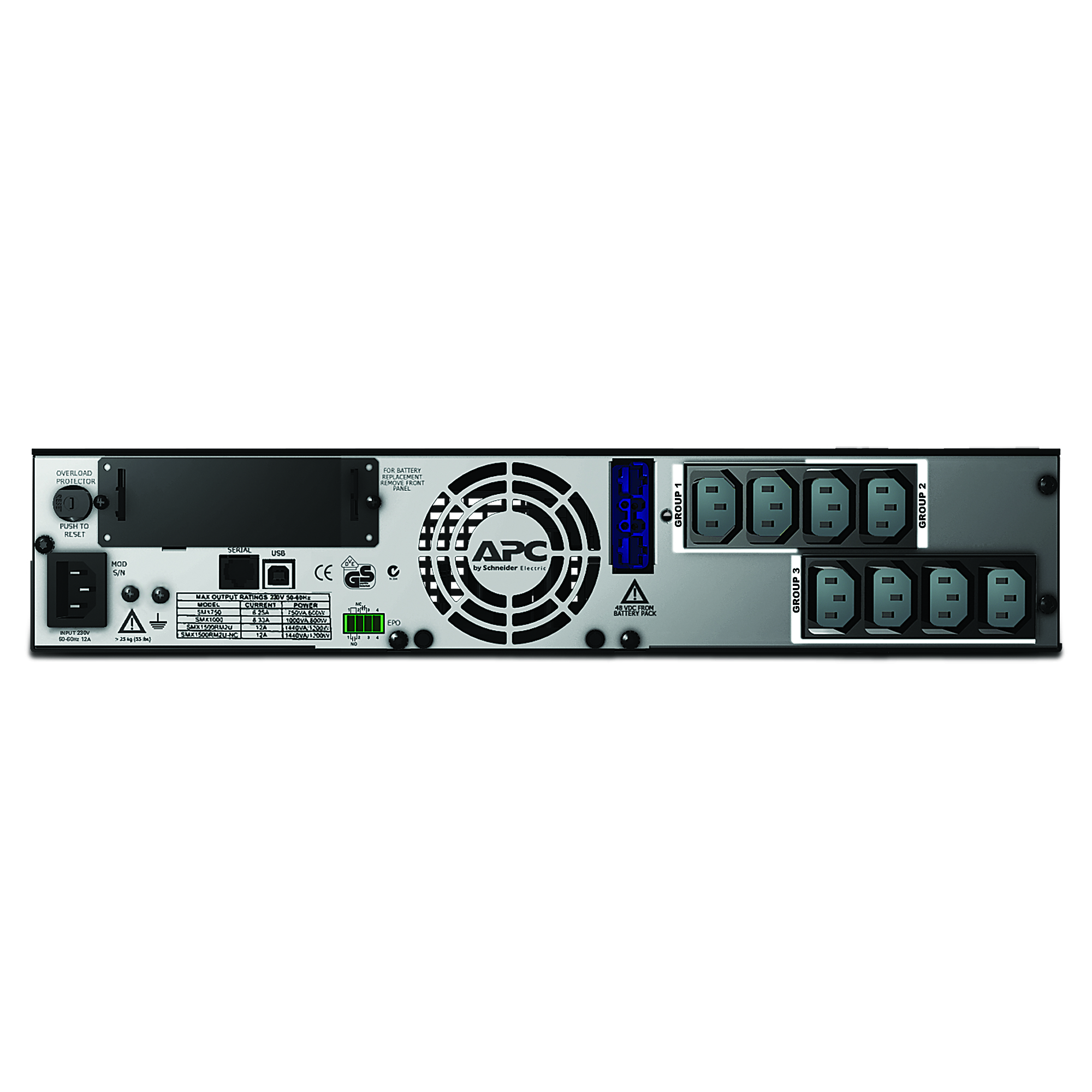 UPS APC SMX1500RMI2U 1500VA 1200W rack tower - imagine 2