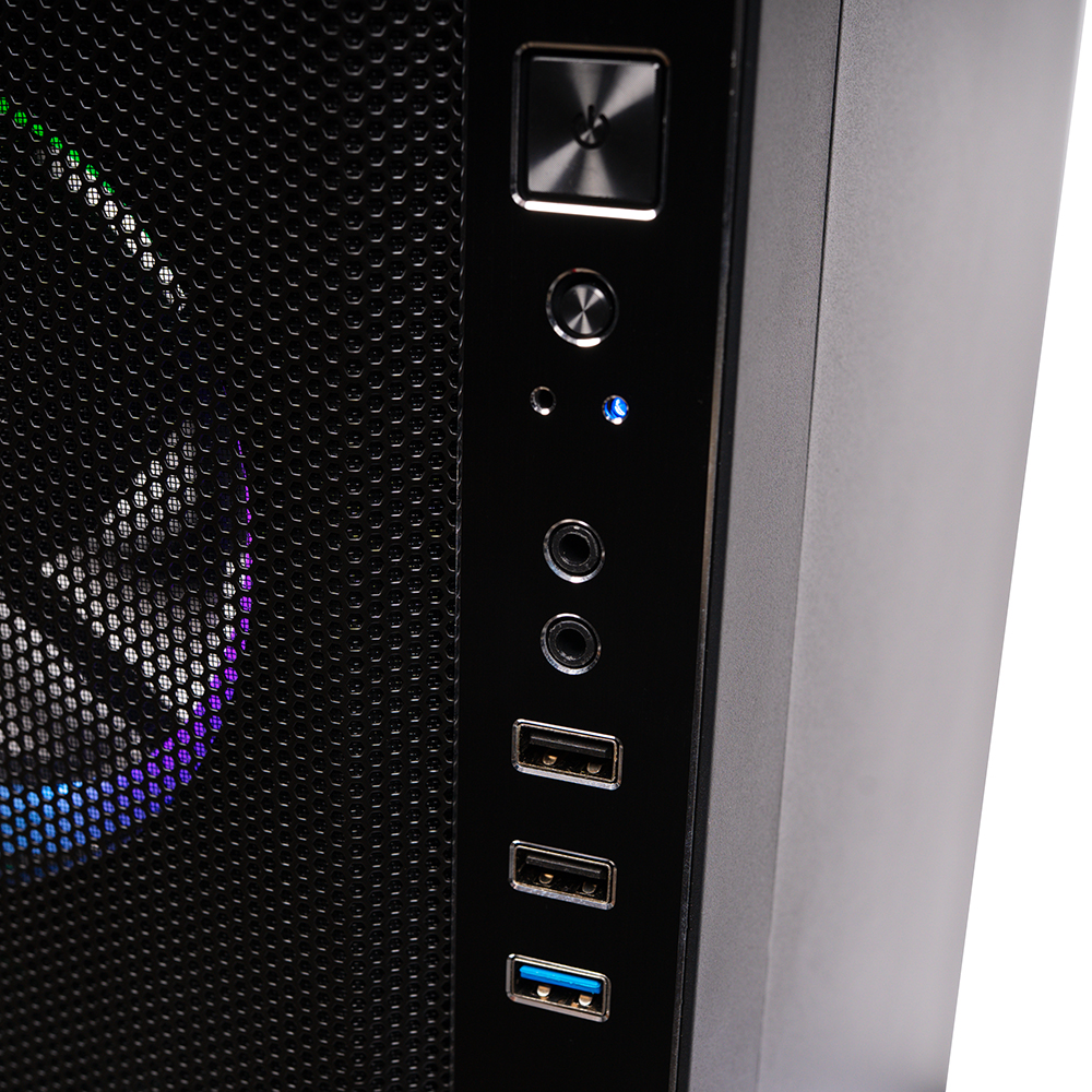 Sistem Destop PC Spacer Assault, AMD Ryzen 5 5500, 16 GB DDR4, 512 GB SSD, INTEL ARC B580 CHALLENGER 12GB OC, No Os, Negru, "SPACER-Assault-22" - imagine 5