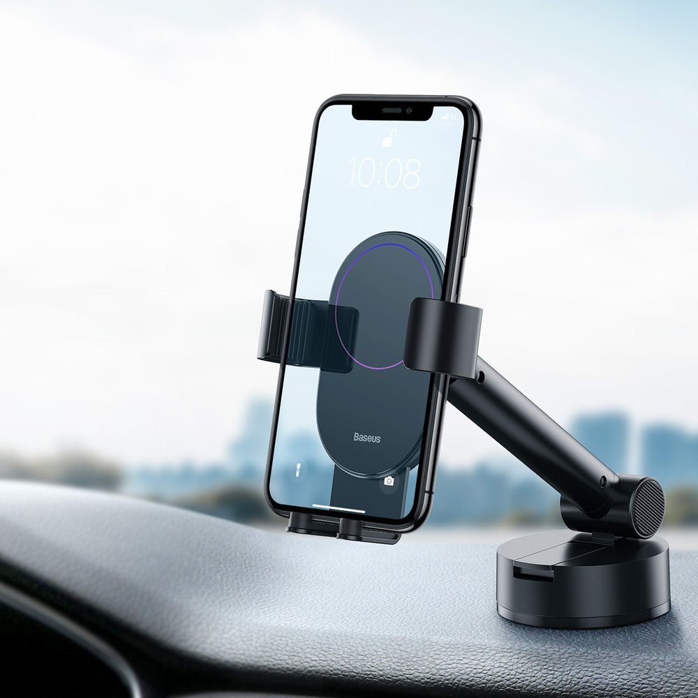 Suport auto Baseus Simplism SUYL-JY01 ventuză parbriz - imagine 2