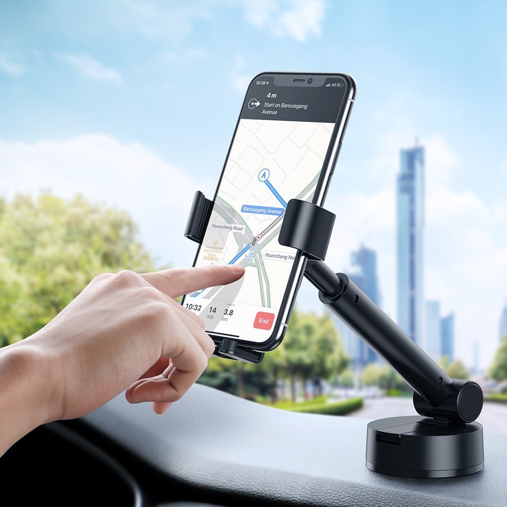 Suport auto Baseus Simplism SUYL-JY01 ventuză parbriz - imagine 3