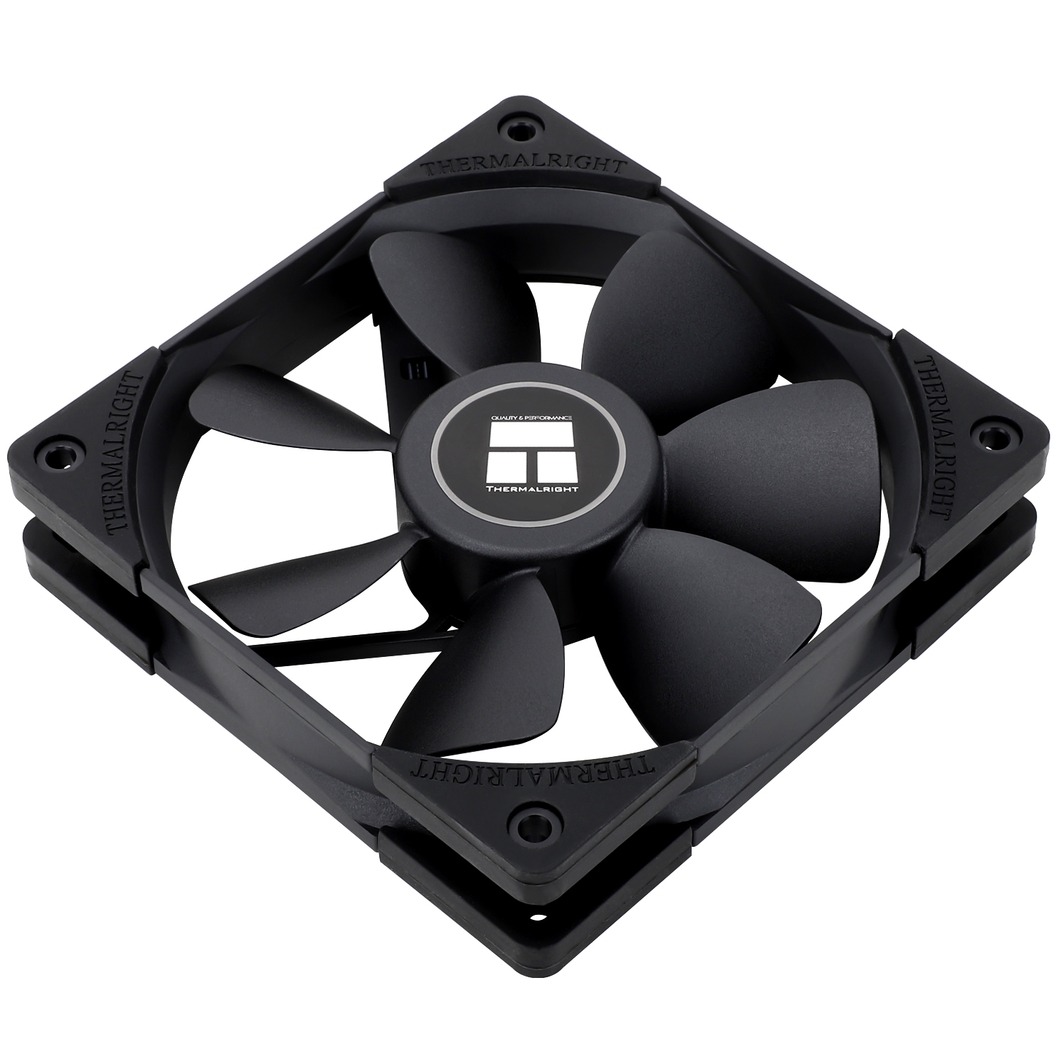 Ventilator Thermalright, 120mm, 400 - 1500 rpm, S-FDB Bearing, 65.25 cfm, RGB - AURA Sync, , negru, "TL-R12-B" (timbru verde 0.18lei) - imagine 2