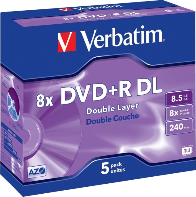 DVD Verbatim 8 5GB 5 buc Double Layer - imagine 2