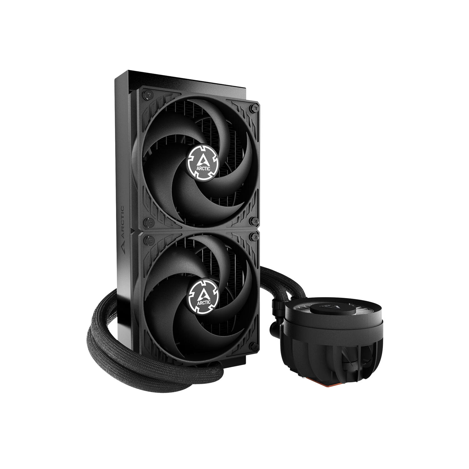 COOLER Arctic "Liquid Freezer III 240", racire lichid,skt. Intel LGA1700, AMD AM5/AM4,radiator aluminiu,pompa 2800rpm, fan 2x120mm,1800rpm,conector 4-pin PWM, negru "ACFRE00134A" (timbru verde 2 lei) - imagine 2