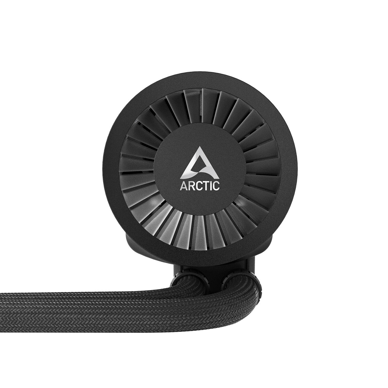COOLER Arctic "Liquid Freezer III 240", racire lichid,skt. Intel LGA1700, AMD AM5/AM4,radiator aluminiu,pompa 2800rpm, fan 2x120mm,1800rpm,conector 4-pin PWM, negru "ACFRE00134A" (timbru verde 2 lei) - imagine 5