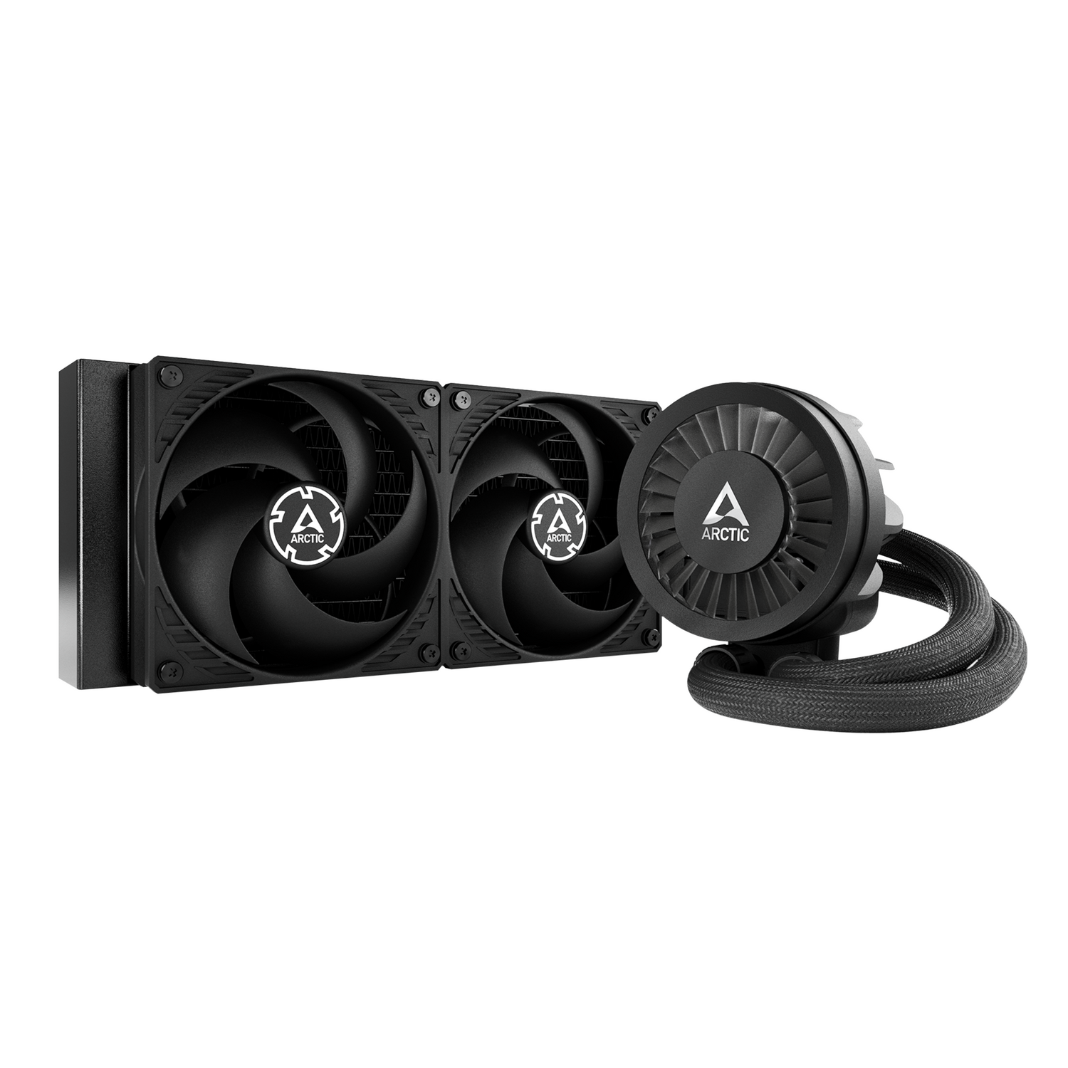 COOLER Arctic "Liquid Freezer III 240", racire lichid,skt. Intel LGA1700, AMD AM5/AM4,radiator aluminiu,pompa 2800rpm, fan 2x120mm,1800rpm,conector 4-pin PWM, negru "ACFRE00134A" (timbru verde 2 lei)