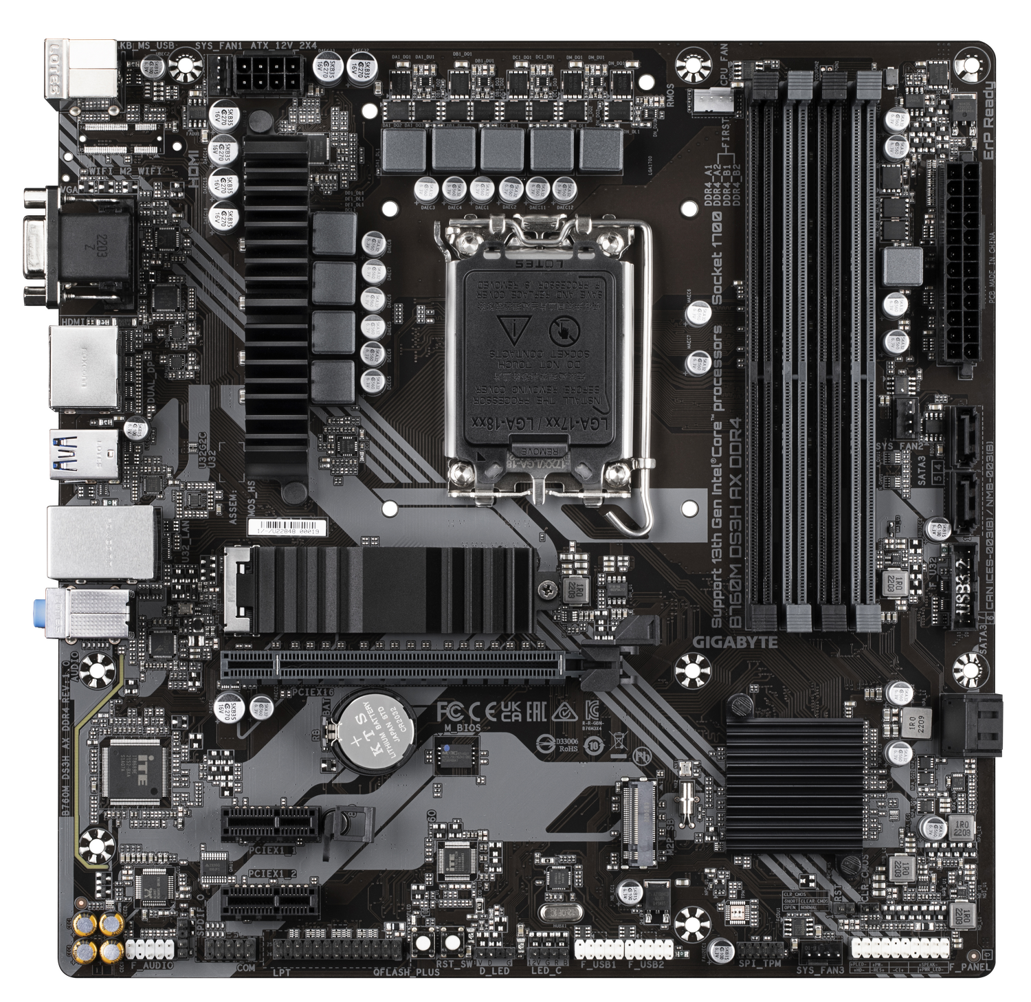Placă de bază Gigabyte B760M DS3H DDR4