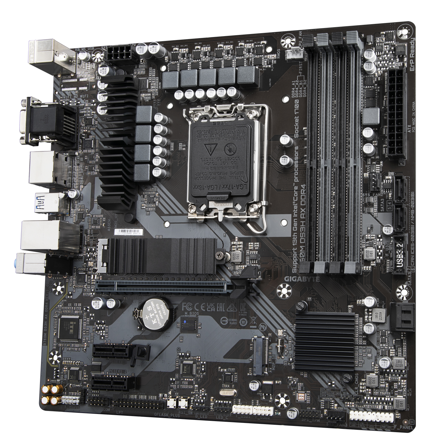 Placă de bază Gigabyte B760M DS3H DDR4 mATX LGA1700 - imagine 2