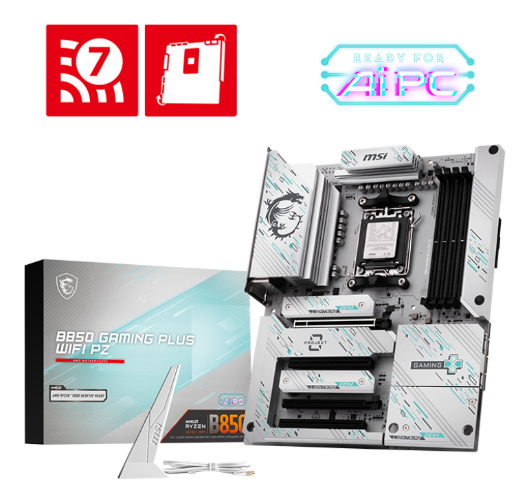 Placa de baza MSI B850 GAMING PLUS WIFI PZ "B850 GAMING PLUS WIFI PZ"
