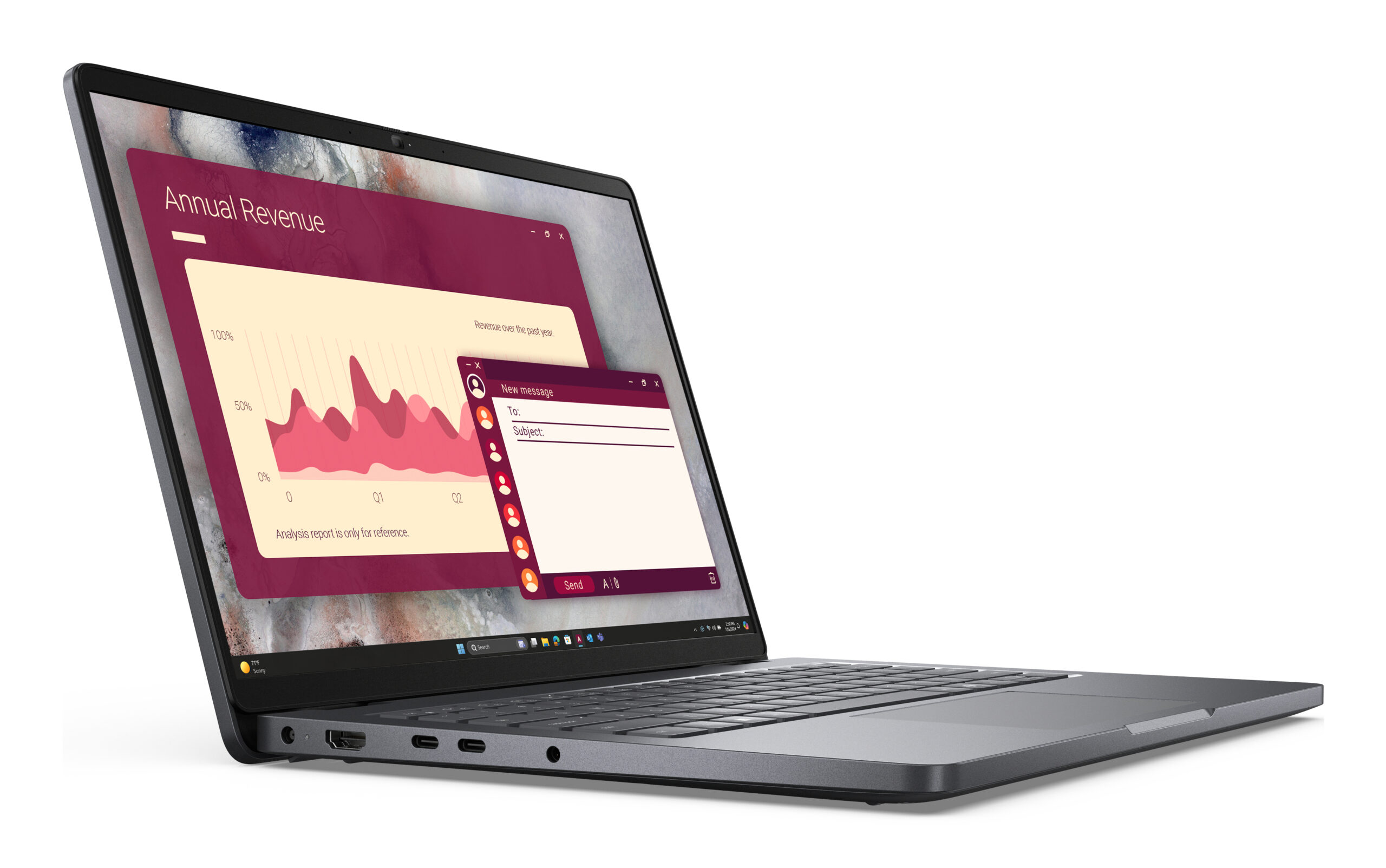 Laptop Dell Pro 14 PC14250 Core 5 120U 16GB 512GB FHD+ - imagine 2