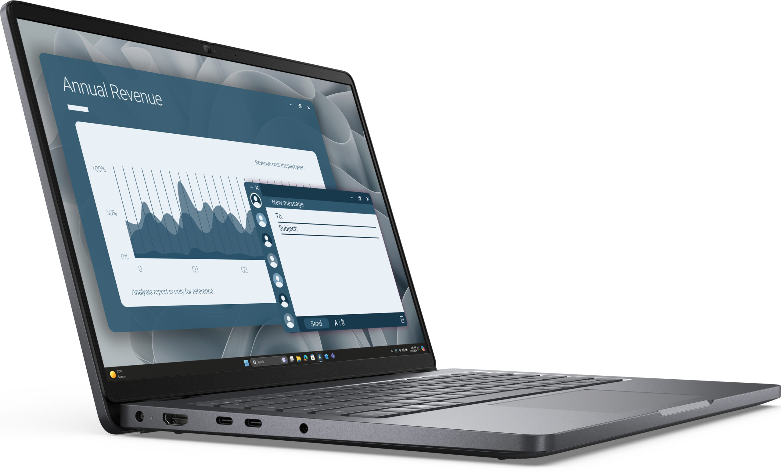 Laptop Dell Pro 14 PC14255 Ryzen 5 PRO 230 16GB 512GB W11 Pro - imagine 2