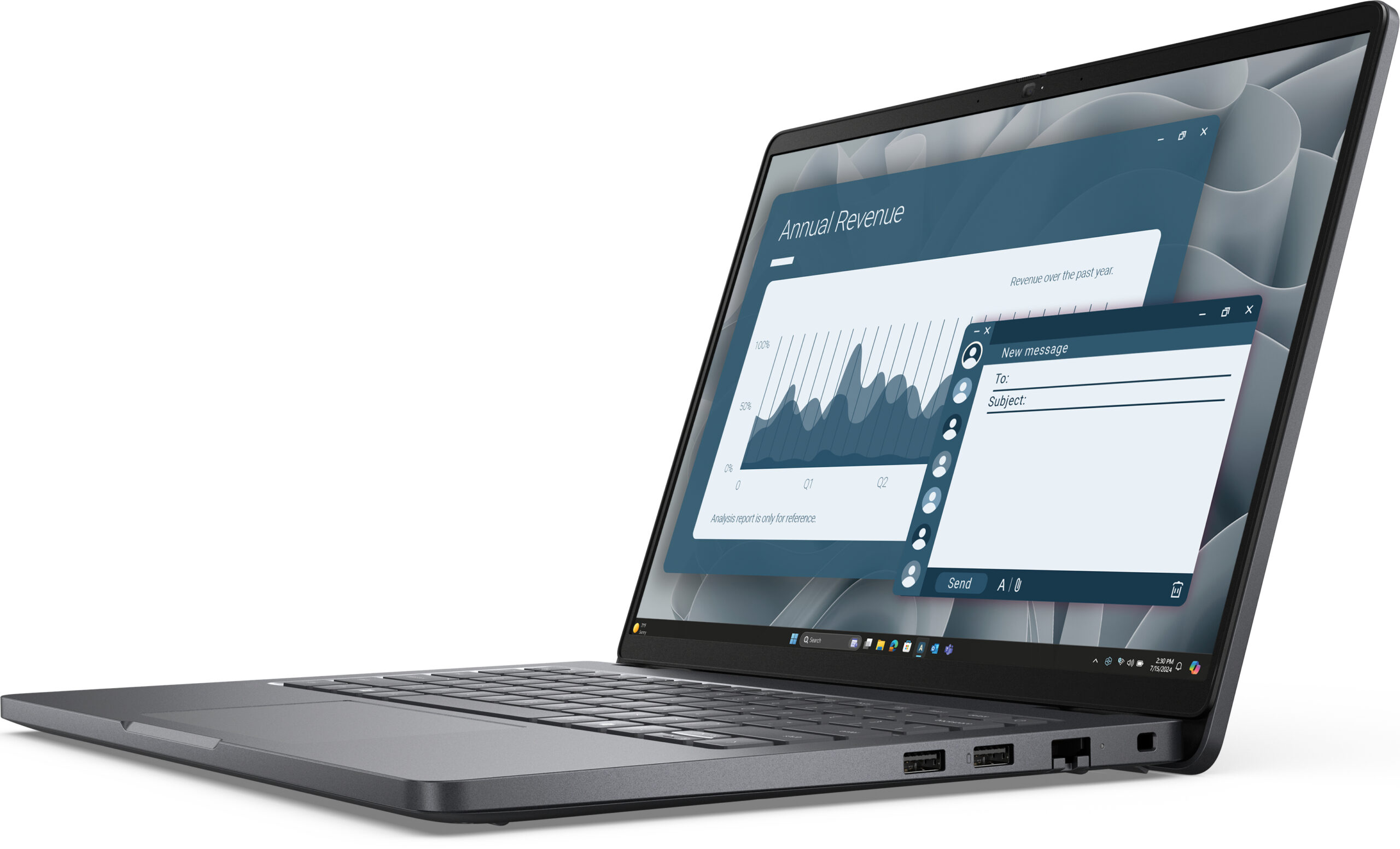 Laptop Dell Pro 14 PC14255 Ryzen 5 PRO 230 16GB 512GB W11 Pro - imagine 3