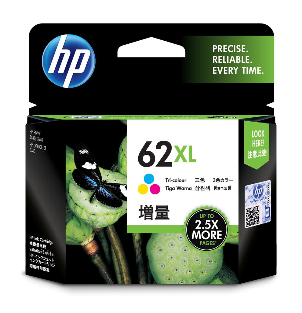 Cartuș HP 62XL Color tri-color C2P07AE - imagine 2
