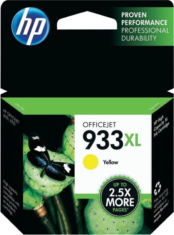 Cartus HP 933XL galben CN056AE OfficeJet 6600 6700 7110 - imagine 2