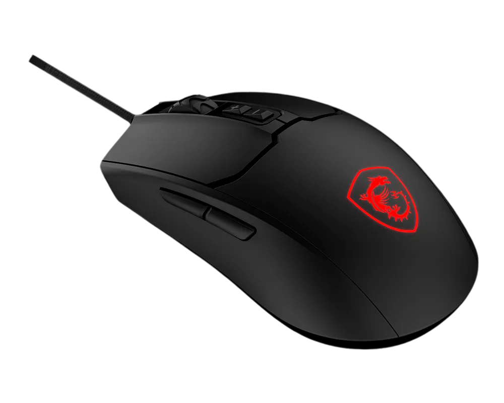 Mouse gaming MSI FORGE GM100 6400 DPI USB negru - imagine 4