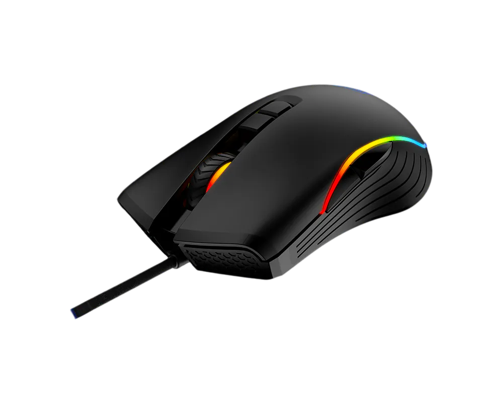 Mouse gaming MSI FORGE GM300 7200 DPI RGB USB negru - imagine 3