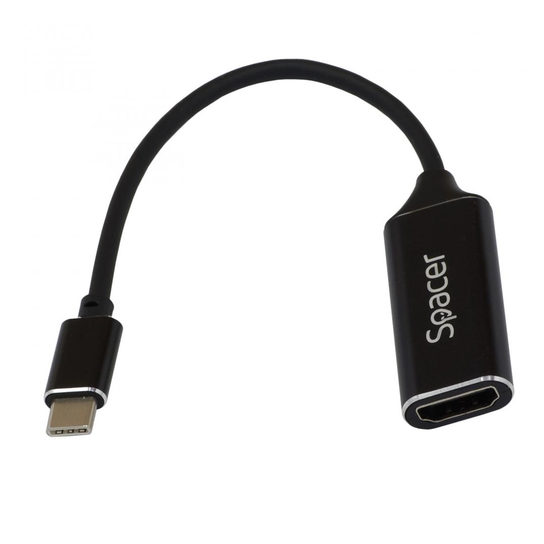 Adaptor video Spacer SPVC-DPm-HDMIf-0-1m - imagine 3