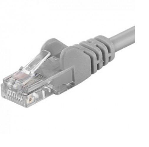 Patchcord PremiumCord UTP Cat5e 10 m RJ45 gri