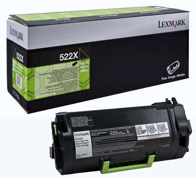 Toner Lexmark 52D2X0E negru