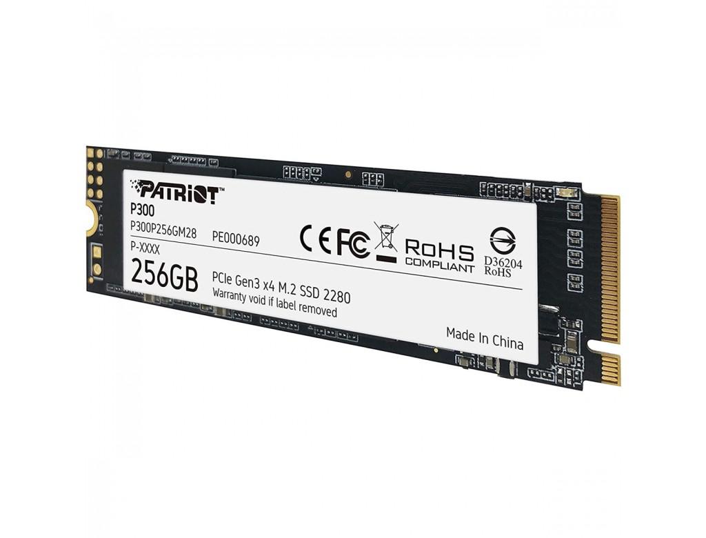 SSD PATRIOT, P300, 256 GB, M.2, PCIe Gen3.0 x4, 3D TLC Nand, R/W: 1700/1100 MB/s, "P300P256GM28" - imagine 2