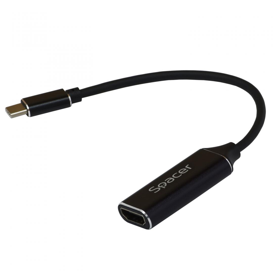 Adaptor video Spacer SPVC-DPm-HDMIf-0-1m - imagine 2