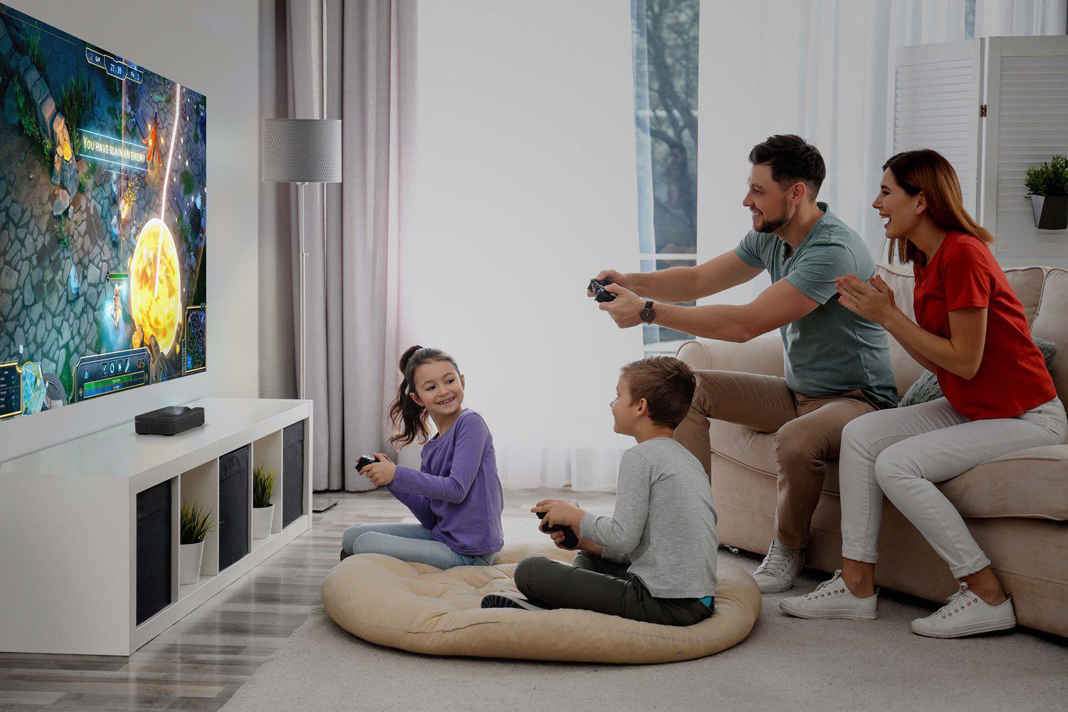 Videoproiector Optoma Photon Go UST laser RGB portabil - imagine 3