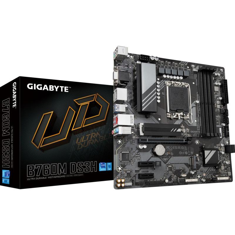 Placă de bază Gigabyte B760M DS3H DDR4 mATX LGA1700 - imagine 5
