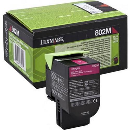 Toner Lexmark 80C20M0 magenta Return Program 1K - imagine 2