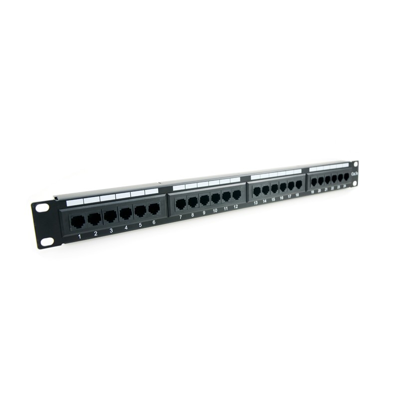 Patch panel Emtex 24 porturi Cat5e