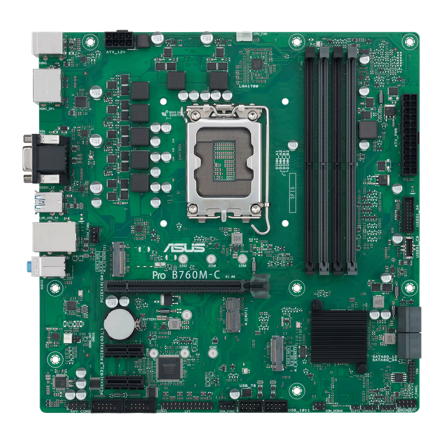 MB ASUS PRO B760M-C-CSM DDR5 LGA1700 "PRO B760M-C-CSM" - imagine 6