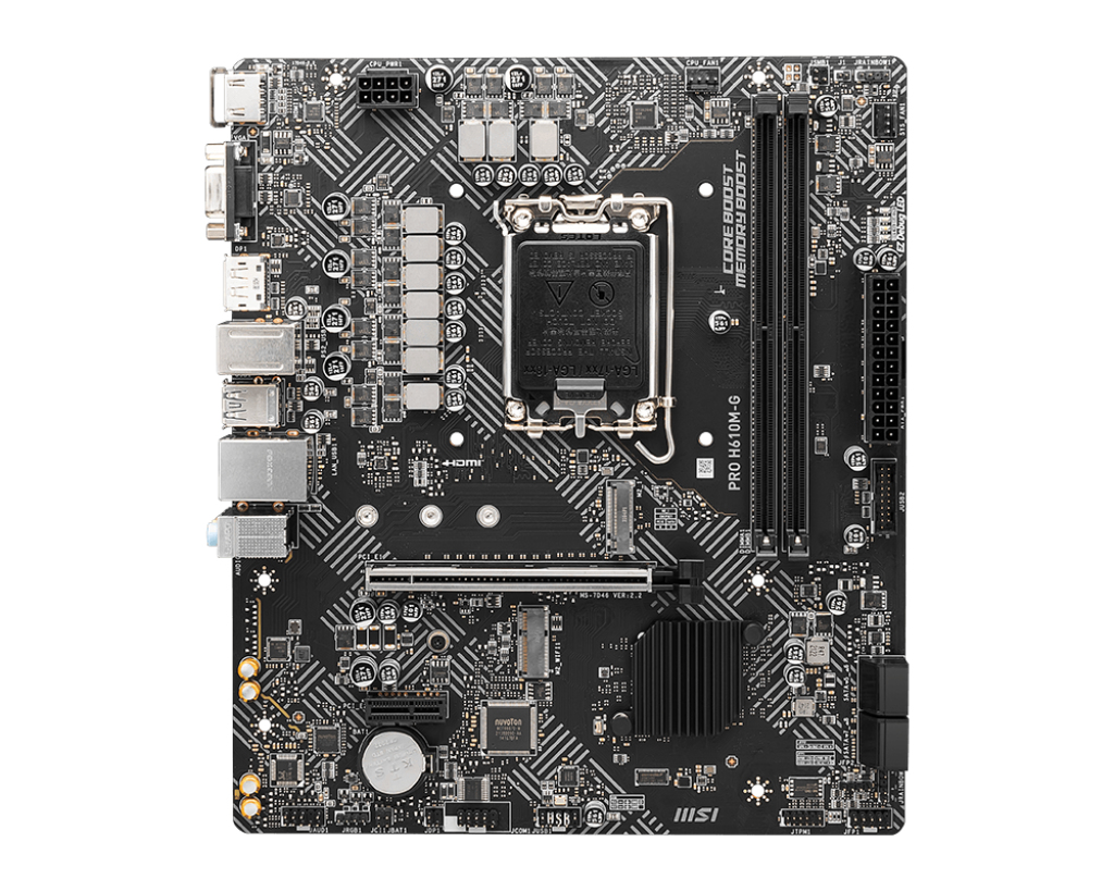 Placa de baza MSI PRO H610M-G DDR5 LGA1700 mATX - imagine 2