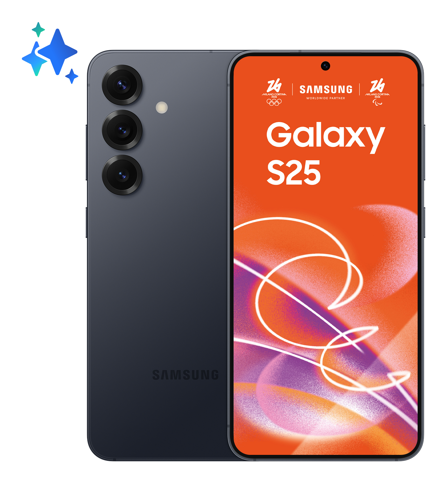 Smartphone Galaxy S25 512GB 12GB RAM 5G Dual SIM BlueBlack "SM-S931BZKHEUE" (timbru verde 0.45 lei) - imagine 2