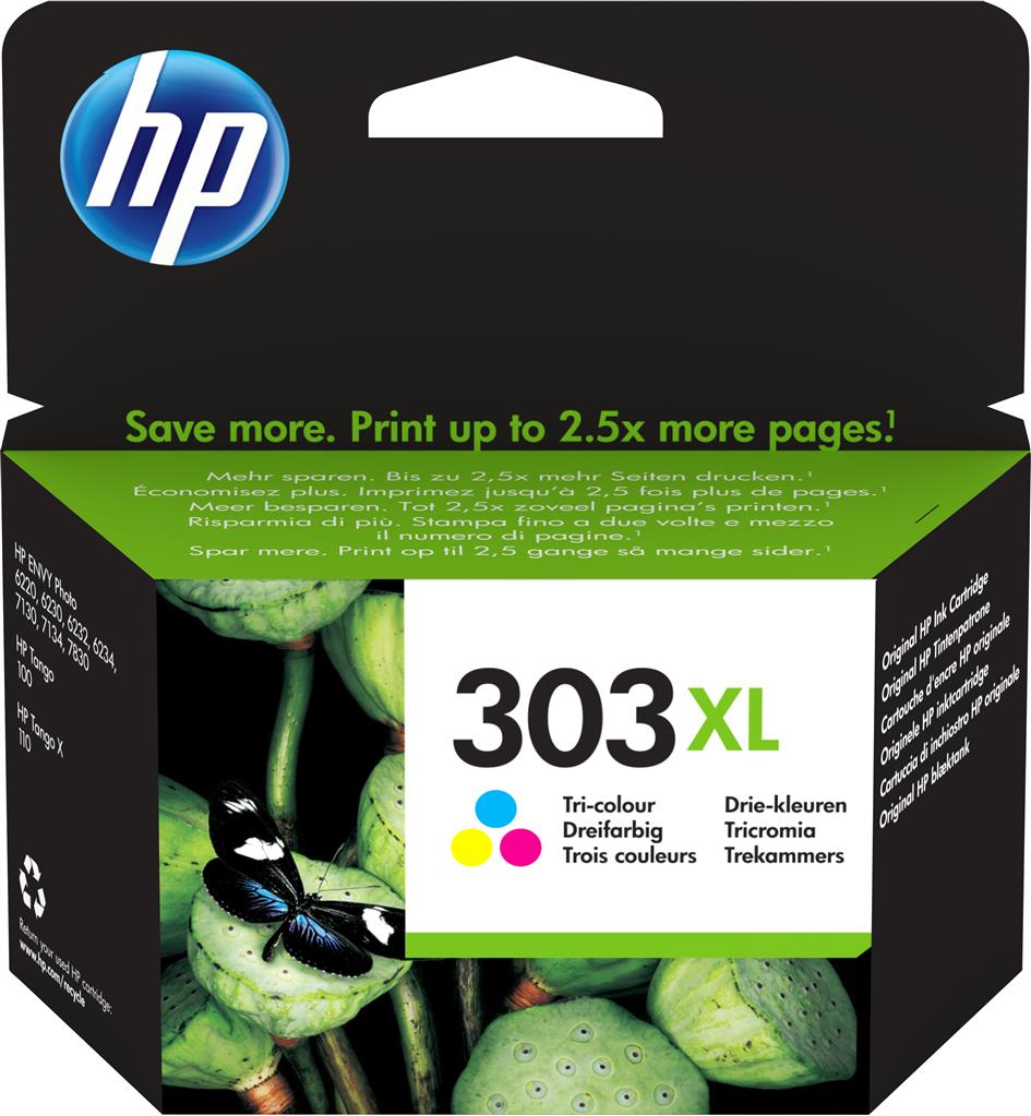 Cartuș HP 303XL color T6N03AE - imagine 2