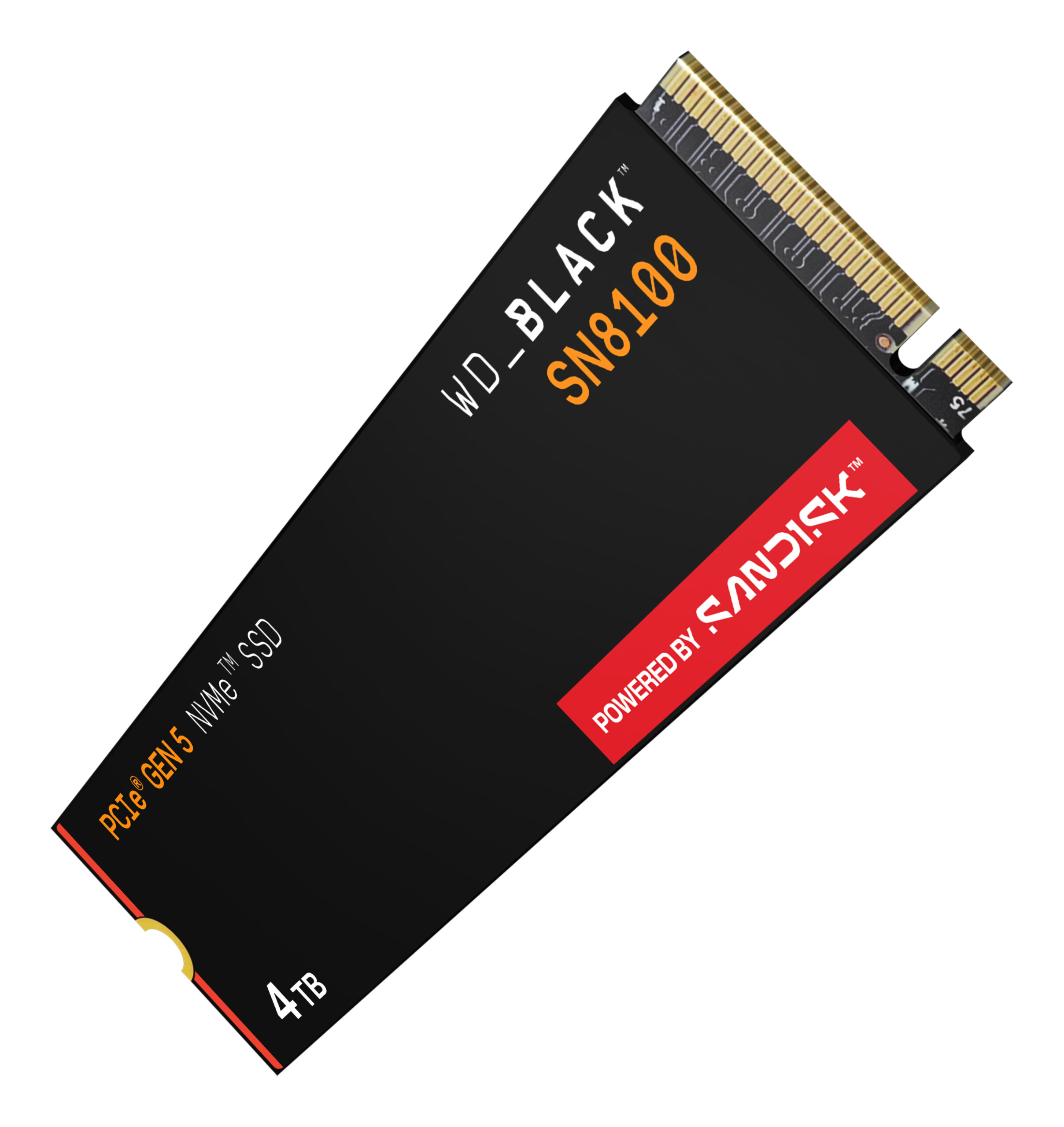 SSD WD Black SN8100 4TB M 2 PCIe Gen5 WDS400T1X0M-00CMT0 - imagine 2