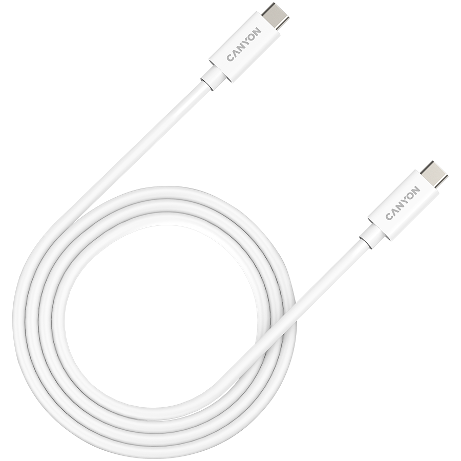 Cablu Canyon OnWire 44 USB-C 240W 1m alb