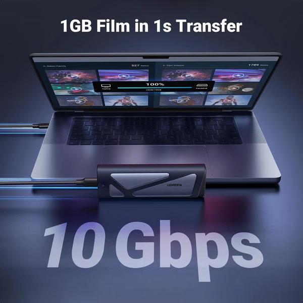 Rack extern Ugreen CM767 M.2 NVMe SATA - imagine 3