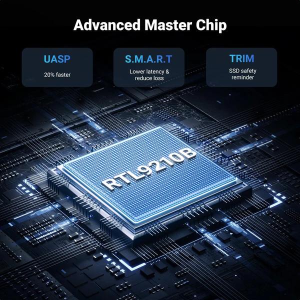 Rack extern Ugreen CM767 M.2 NVMe SATA - imagine 5