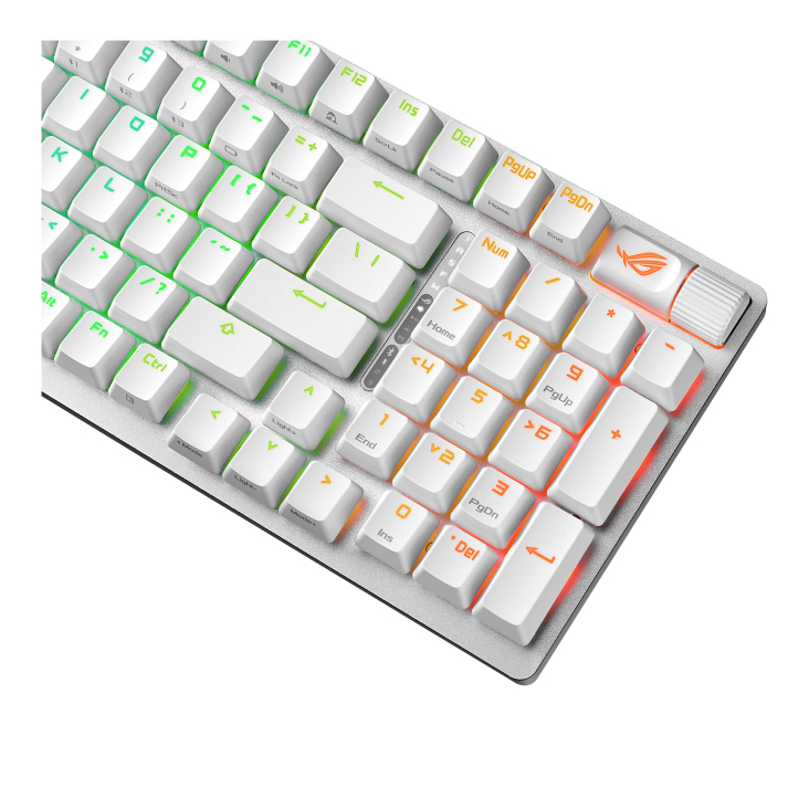 ROG Strix Scope II 96 White NX Snow Switch Mecanica "90MP037A-BKUA30" (timbru verde 0.8 lei) - imagine 2