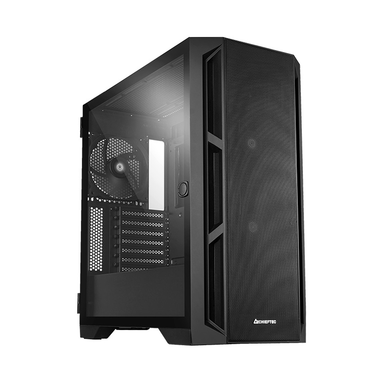 CARCASA Chieftec "APEX AIR", Tower, ATX, fara sursa, 3xfan, USB 3.2 gen 2 Type-Cx2, USB 3.2 gen 1x2, USB 2.0x1, audio,mic,PSU shroud,7 sloturi expansiune, ARGB,negru, "GA-01B-M-OP" (timbru verde 0.32lei)