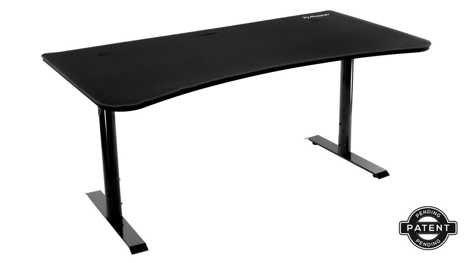 Arozzi Arena Pure Black, Birou Gaming Reglabil - imagine 2