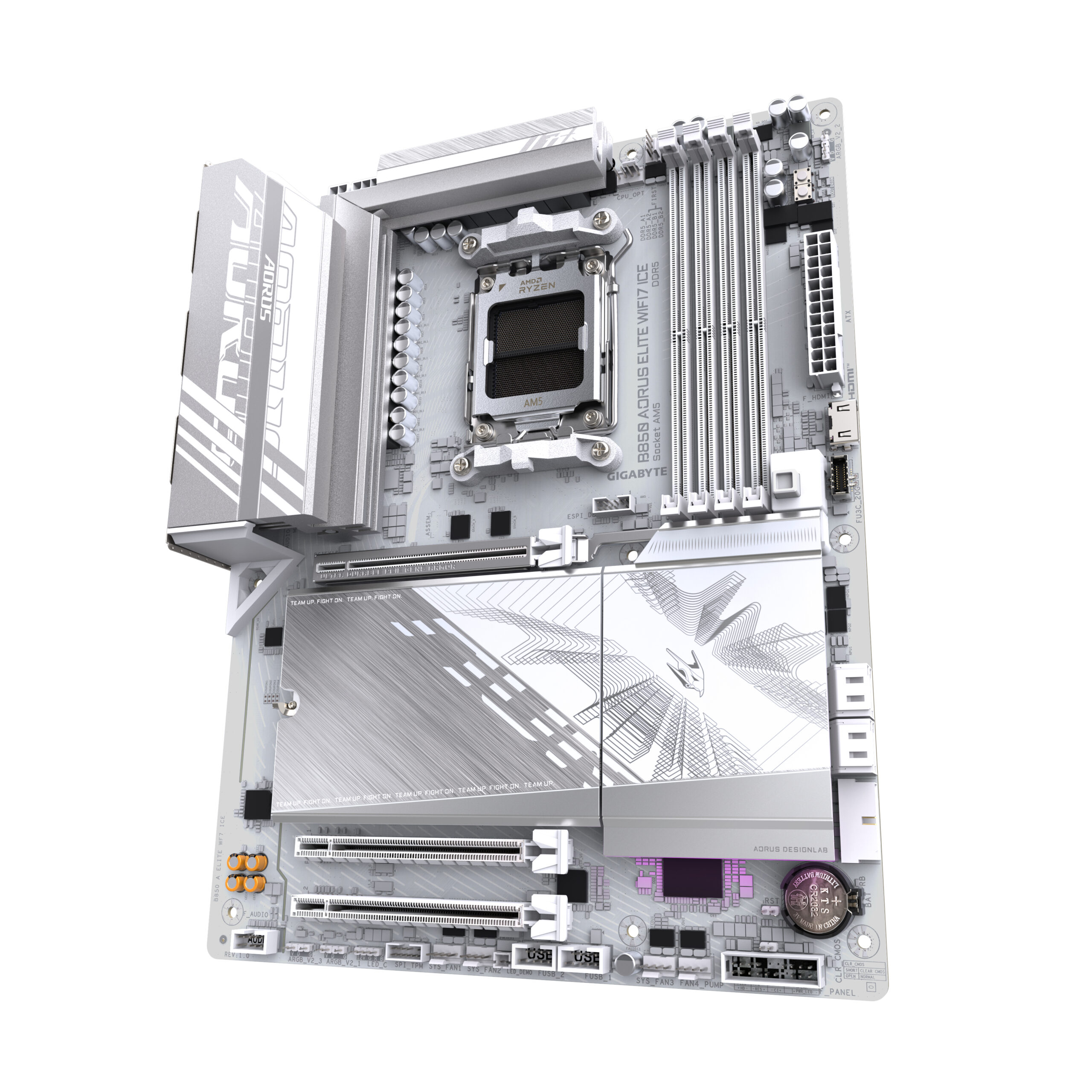 MB AMD B850 SAM5 ATX/B850 A ELITE WF7 ICE GIGABYTE "B850 A ELITE WF7 ICE 1.1" - imagine 4