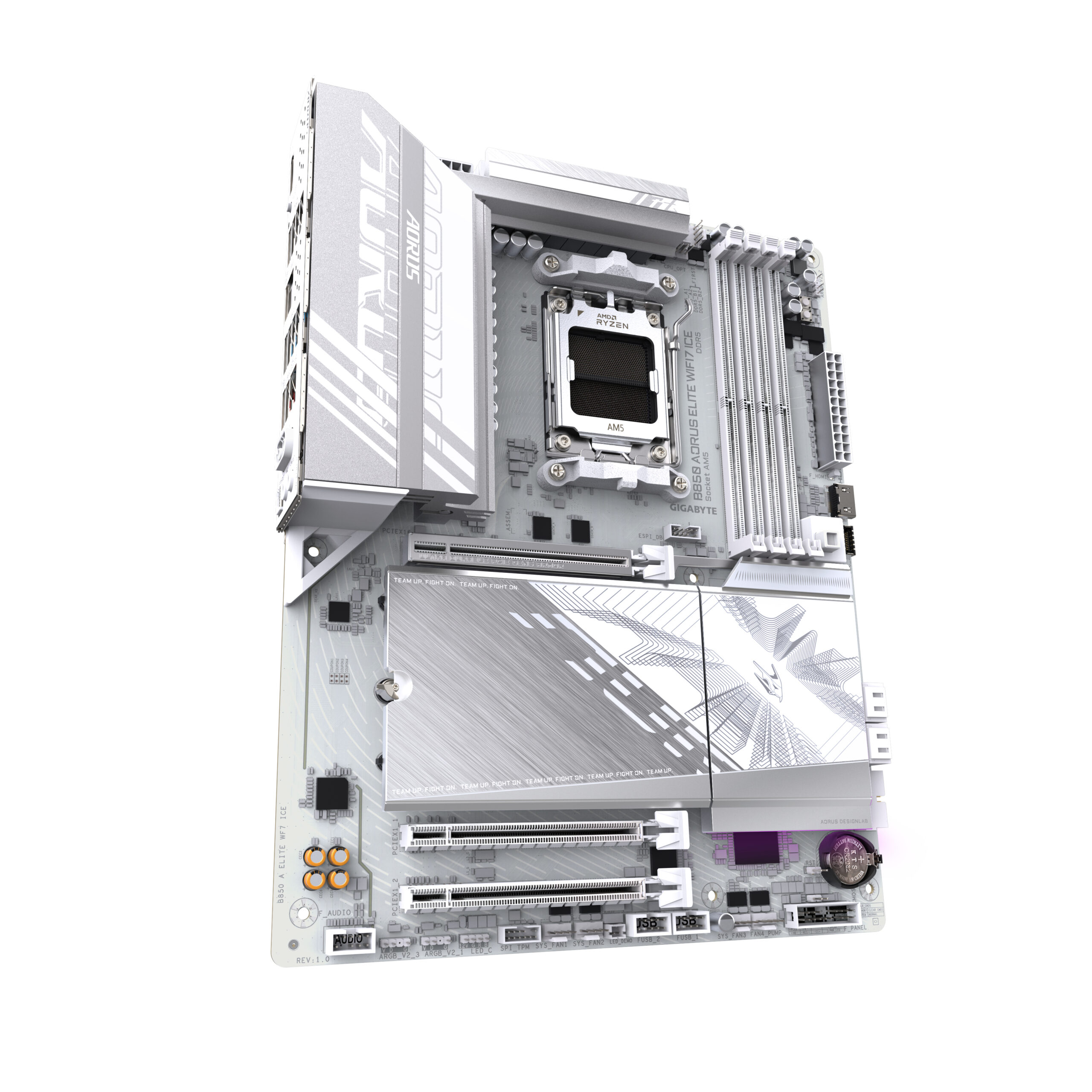 MB AMD B850 SAM5 ATX/B850 A ELITE WF7 ICE GIGABYTE "B850 A ELITE WF7 ICE 1.1" - imagine 3