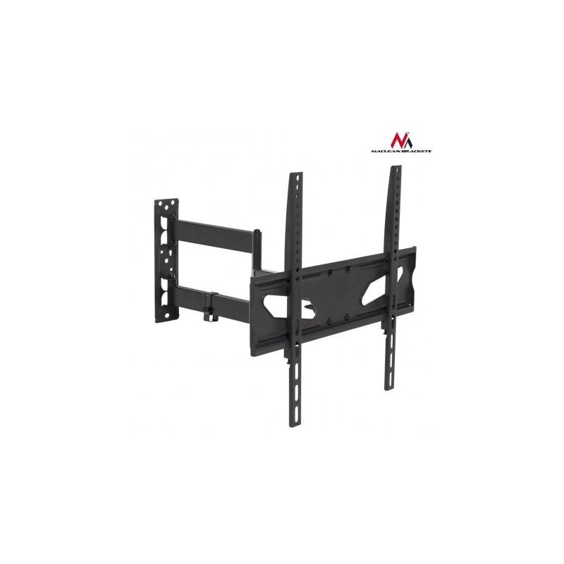 Suport TV universal, 26"-55", 30 kg, adaptat si pentru montarea ecranelor curbate, Negru, Maclean MC-711N "MC-711"