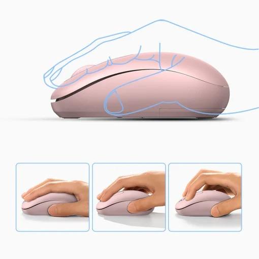Mouse wireless Ugreen MU105 Roz 2400 DPI - imagine 2