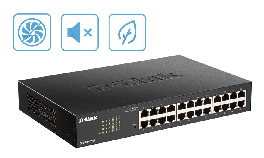 Switch PoE D-Link DGS-1100-24PV2