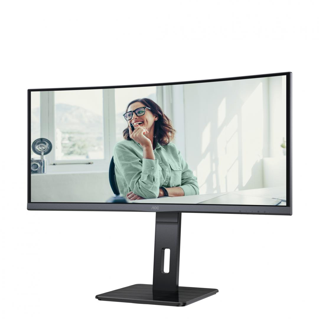 Monitor AOC CU34P3CV 34 inch UWQHD 100Hz USB-C 65W - imagine 4