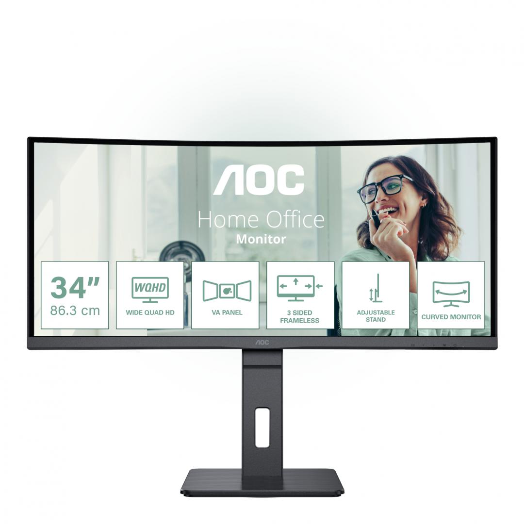 Monitor AOC CU34P3CV 34 inch UWQHD