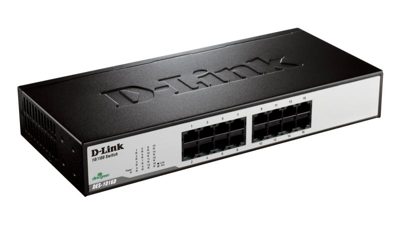 Switch D-Link DES-1016D 16 porturi Fast Ethernet unmanaged - imagine 2